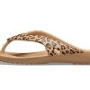 Flip-flops Crocs (WMNS) Kadee ll cu imprimeu leopard maro 206398-98R