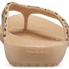 Flip-flops Crocs (WMNS) Kadee ll cu imprimeu leopard maro 206398-98R