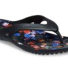 Flip-flops cu imprimeuri Crocs (WMNS) Kadee 2, minimaliste, casual, negru 206866-001 Flip-flops cu imprimeuri Crocs (WMNS) Kadee 2, minimaliste, casual, negru 206866-001