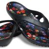 Flip-flops cu imprimeuri Crocs (WMNS) Kadee 2, minimaliste, casual, negru 206866-001 Flip-flops cu imprimeuri Crocs (WMNS) Kadee 2, minimaliste, casual, negru 206866-001