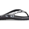 Flip-flops sezonieri Crocs (WMNS) Kadee II „Tropical Floral Black” 205635-98F