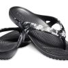 Flip-flops sezonieri Crocs (WMNS) Kadee II „Tropical Floral Black” 205635-98F