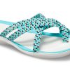 Flip-flops tricotați Crocs (WMNS) Albastru Alb 205728-4DY