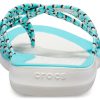 Flip-flops tricotați Crocs (WMNS) Albastru Alb 205728-4DY