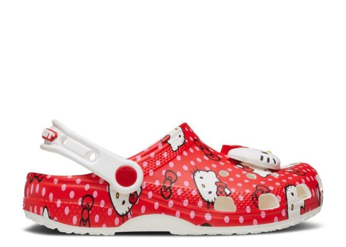 Hello Kitty x Saboți clasici pentru copil mic „Buline roșii”