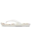 Șlapi Crocs Crocband imprimate „White Tan” 205943-94S