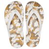 Șlapi Crocs Crocband imprimate „White Tan” 205943-94S