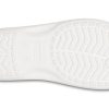 Șlapi Crocs Crocband imprimate „White Tan” 205943-94S