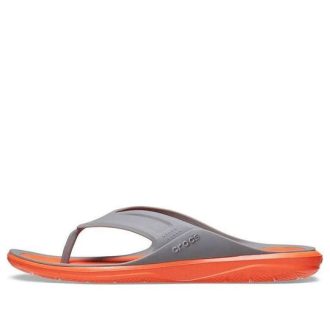 Șlapi Crocs Swiftwater Wave „Orange Grey” 206242-0EK