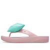Șlapi Crocs (WMNS) Classic Platform Bow „Pink Teal” 210182-606