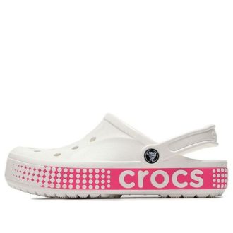 Pantof Crocs Classic Clog, respirabil, anti-alunecare, roz alb 206852-100