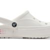 Pantof Crocs Classic Clog, respirabil, anti-alunecare, roz alb 206852-100