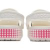 Pantof Crocs Classic Clog, respirabil, anti-alunecare, roz alb 206852-100