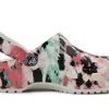 Pantof Crocs Classic Pattern Multicolor Splicing Unisex „Negru Roz Verde” 206479-928