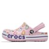Pantof Crocs (PS) Classic Clog cu model multicolor roz 207020-6GD Pantof Crocs (PS) Classic Clog cu model multicolor roz 207020-6GD