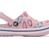 Pantof Crocs (PS) Classic Clog cu model multicolor roz 207020-6GD Pantof Crocs (PS) Classic Clog cu model multicolor roz 207020-6GD