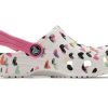 Pantof Crocs (PS) cu model multicolor alb 207000-100 Pantof Crocs (PS) cu model multicolor alb 207000-100