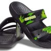 Pantof Crocs Soft Sole Black Green Unisex „Black Green” 207283-0GU
