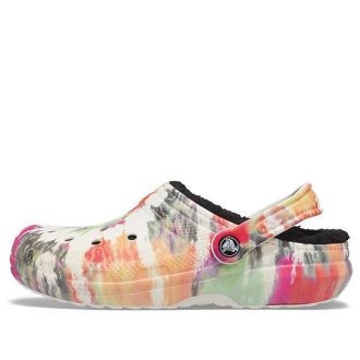 Pantofi Crocs Classic Clog Tie Dye Multicolor Negru 206341-0C4