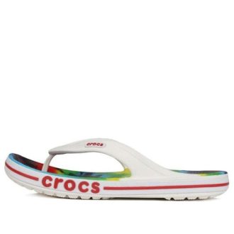 Pantofi Crocs, cu model Tie Dye, papuci, alb, unisex, „alb” 206358-94S