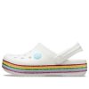 Pantofi Crocs (GS) Crocband Rainbow „White Multi” 206751-100