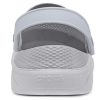 Pantofi Crocs LiteRide Flash Sandale fum gri alb 204592-06J