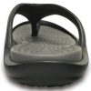Pantofi Crocs Soft Sole Cozy Flip-flops Unisex Negru Gri 10024-05M