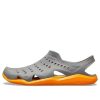 Pantofi Crocs Swiftwater Wave „Slate Grey Blazing Orange” 203963-0FR