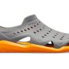 Pantofi Crocs Swiftwater Wave „Slate Grey Blazing Orange” 203963-0FR