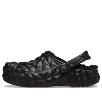 Pantofi Crocs (WMNS) Classic Clog Lined Geometric „Negru” 210069-001
