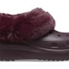Pantofi Crocs (WMNS) Furever Crush „Dark Cherry” 208446-6WD