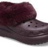 Pantofi Crocs (WMNS) Furever Crush „Dark Cherry” 208446-6WD