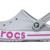 Pantofi de plajă Crocs Bayaband Clog gri deschis 205089-0FS