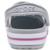 Pantofi de plajă Crocs Bayaband Clog gri deschis 205089-0FS