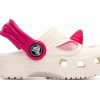 Pantofi de plajă Crocs (PS) Classic Clog Funny Alb 207073-100