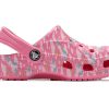 Pantofi de plajă Crocs (PS) Classic Clog Rose Pink 207017-669
