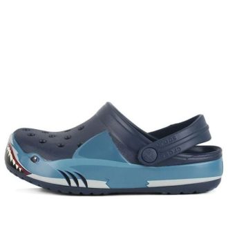 Pantofi de plajă Crocs (PS) Funny Shark Deep Blue 206159-410