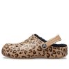 Papuci Crocs Baya Lined Clog Leopard Print 205975-98R