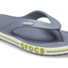 Papuci Crocs Bayaband Flip anti-alunecare, rezistenți la uzură, gri verde, „Grey Green” 205393-0A3