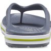 Papuci Crocs Bayaband Flip anti-alunecare, rezistenți la uzură, gri verde, „Grey Green” 205393-0A3