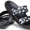 Papuci Crocs Classic Casual Fashion Unisex Black Blue 207680-066