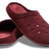 Papuci Crocs Classic Casual Thicken Stay Warm Unisex Vin Roșu 203600-60U