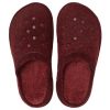 Papuci Crocs Classic Casual Thicken Stay Warm Unisex Vin Roșu 203600-60U