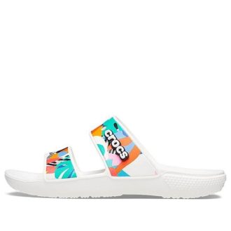 Papuci Crocs Classic Clog Cozy Unisex, alb, multicolor, „alb” 207856-94S