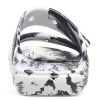 Papuci Crocs Classic Clog Marble Beach Sport Unisex Alb Negru 207701-103