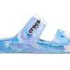 Papuci Crocs Classic Clog Marble Beach unisex, alb, albastru, „alb albastru” 207701-1FK Papuci Crocs Classic Clog Marble Beach unisex, alb, albastru, „alb albastru” 207701-1FK