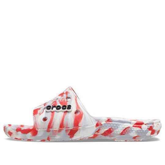 Papuci Crocs Classic Clog Marble Beach Unisex Roșu Alb „Red White” 206879-884 Papuci Crocs Classic Clog Marble Beach Unisex Roșu Alb „Red White” 206879-884