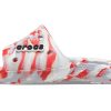 Papuci Crocs Classic Clog Marble Beach Unisex Roșu Alb „Red White” 206879-884 Papuci Crocs Classic Clog Marble Beach Unisex Roșu Alb „Red White” 206879-884