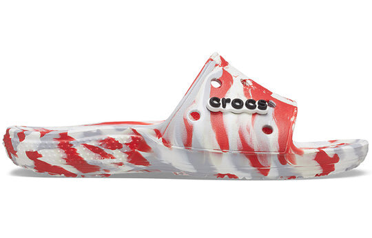 Papuci Crocs Classic Clog Marble Beach Unisex Roșu Alb „Red White” 206879-884 Papuci Crocs Classic Clog Marble Beach Unisex Roșu Alb „Red White” 206879-884