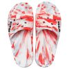 Papuci Crocs Classic Clog Marble Beach Unisex Roșu Alb „Red White” 206879-884 Papuci Crocs Classic Clog Marble Beach Unisex Roșu Alb „Red White” 206879-884